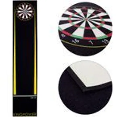 Obrázok produktu pre Šípkový koberec Mat Yellow Steeldart Šípky Príslušenstvo Šípkový koberec Cieľ Oche Šípky Hádzacia linka Ochrana gumovej podlahy Šípky 290 x 60 cm Kingpower