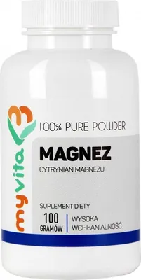 Produktbild von MyVita High Digestibility Magnesium Citrate Powder 100g