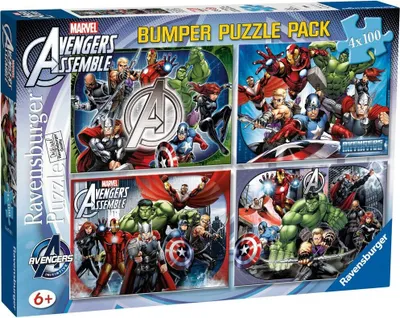 Produktbild von Ravensburger 07076, 100 Stück(e), Fernsehen/Filme, 6 Jahr(e)