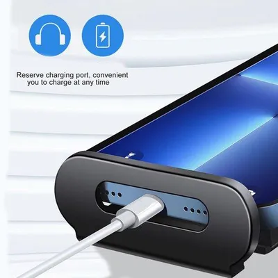 Obrázek produktu pro Držák do opěrky hlavy do auta, černý, otočný o 360°, náhrada pro model Y, pro tablet a telefon, určený pro zadní sedadlo