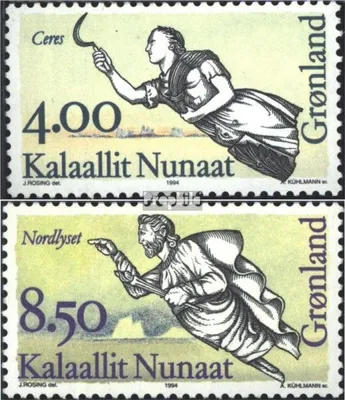 Produktbild von Briefmarken Dänemark - Grönland 1994 Mi 252-253 (kompl.Ausg.) postfrisch Galionsfiguren