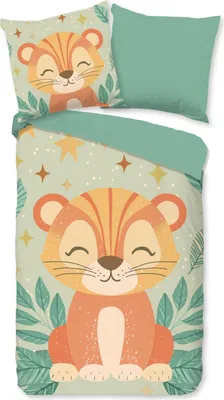 Produktbild von Duvet cover Pure 135x200 + 1* 80x80 cm - baby lion / cub