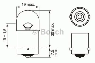 Produktbild von Bosch Glühlampe, Blinkleuchte  1 987 302 204