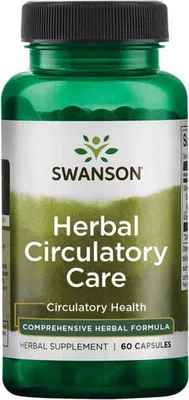 Produktbild von Kreislaufpflege pflanzlich 60 Kapseln Swanson Health Products