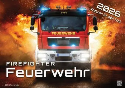 Produktbild von FIREFIGHTER - Retter in der Not - Feuerwehr - 2026 - Kalende