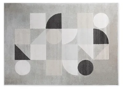 Produktbild von Kurzflorteppich MODERN ESSENCE, Grau in 120 x 170 cm