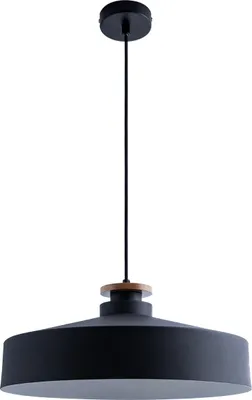 Produktbild von Pendelleuchte Hängelampe Esszimmer Küchenlampe Esstischlampe Skandinavisch E27 Lampentyp  Design T Farbe  Schwarz-Holz