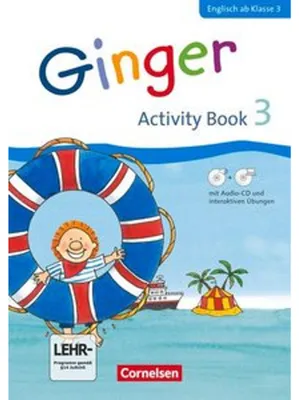 Immagine prodotto di Ginger 3. Schuljahr - Allgemeine Ausgabe - Activity Book mit interaktiven Übungen auf scook.de