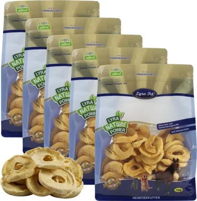 Produktbild von 5 kg Lyra Pet® Äpfel getrocknet
