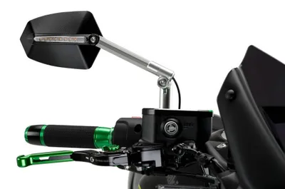 Image de Rétroviseur PUIG 015DN GTI pour KAWASAKI Z750 Noir