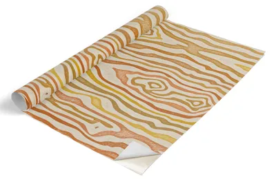 Produktbild von Tulup Möbelfolie - Klebefolie Möbel - Selbstklebende Folie 65x130 cm - Möbelfolie Schrank - Folie für Möbel - Möbelfolie Küche - Wasserdicht - Abwaschbar - Selbstklebend - Luftblasenfrei - Holzwellen