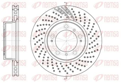 Produktbild von REMSA Bremsscheibe Vorne Rechts für PORSCHE BOXSTER (986) 318mm 61133.11