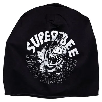 Obrázek produktu pro KING KEROSIN Látková čepice s cool potiskem Super Bee Black One Size