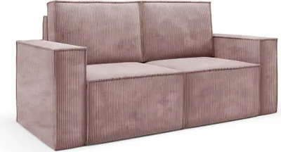 Produktbild von BETTSO klassisch Zweisitzer Sofa ORTO aus rosa Kord
