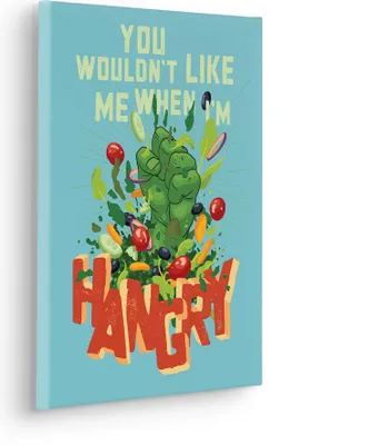 Produktbild von Keilrahmenbild - Marvel Hangry - Größe 30 x 40 cm