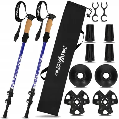 Produktbild von Verstellbare Trekkingstöcke aus Aluminium 7075 Nordic Walking Korkgriffe