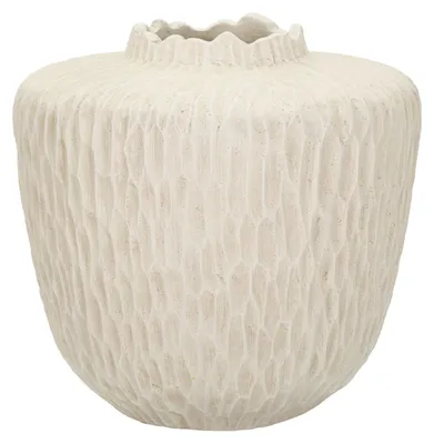 Produktbild von Mauro Ferretti Vase „Ombre“, Ø 35 x 32,5 cm, cremefarben