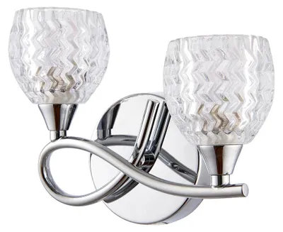 Immagine prodotto di Applique BOYER cromata 2xG9x15W in metallo, dimensioni: 16,5x21,5x9,5 cm, IP20, Endon