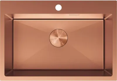 Produktbild von Mexen Solix Edelstahlspüle 1-Becken 650 x 450 mm, Kupfer - 6403651000-65