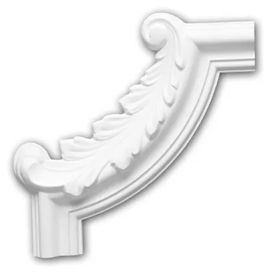 Produktbild von PROFHOME 152291 Eckelement für Wandleiste Zierelement dekoratives Element