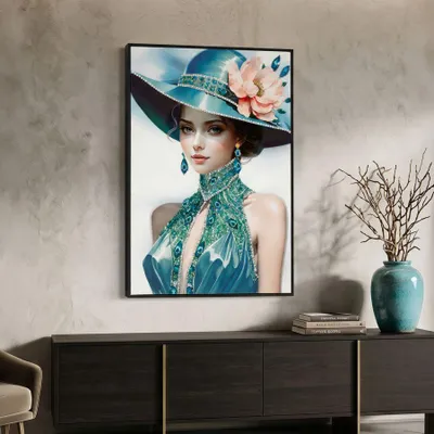 Obrázok produktu pre Lakovaný obraz na plátne s rámom 62x4x92 cm