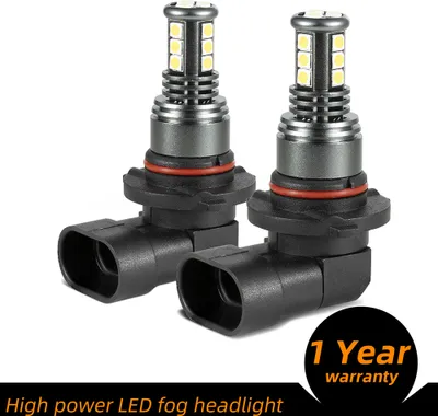 Productafbeelding van 1 paar aluminium auto LED mistlampen, helder, waterdicht, type 9005 / 9006 / H10