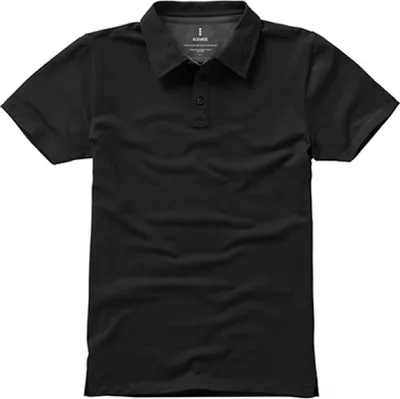 Produktbild von Elevate 38084 | Herren Markham Polo / ® Standard 100  - Farbe: Black/Anthracite (Solid) - Größe: L