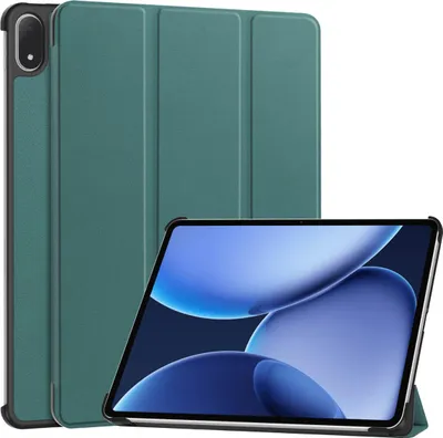 Immagine prodotto di Custodia pieghevole imoshion Trifold OnePlus Pad 2 Pro / Pad 3 - Verde scuro
