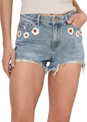 Produktbild von Only Pacy HW Crochet Denim Short Damen