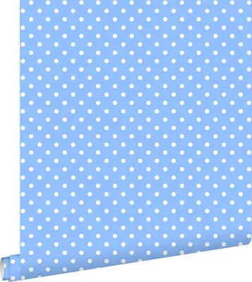 Immagine prodotto di ESTAhome carta da parati puntini blu chiaro 53 cm x 10.05 m