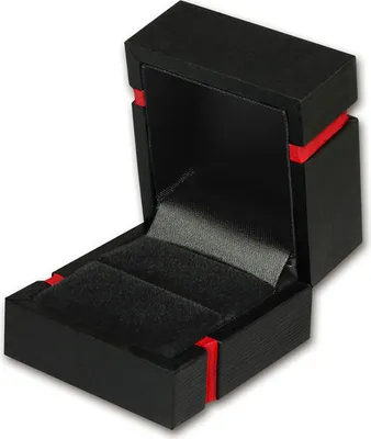Produktbild von IMPPAC Ringschachtel Schmuck Geschenk Verpackung Etui 50x54x38mm VE110