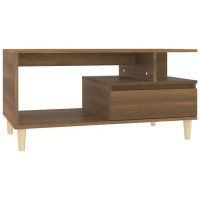 Produktbild von Couchtisch Braun Eichen-Optik 90x49x45 cm Holzwerkstoff