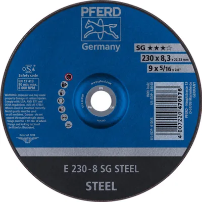 Produktbild von PFERD Grinding wheels SG STEEL, 10 Stück(e)