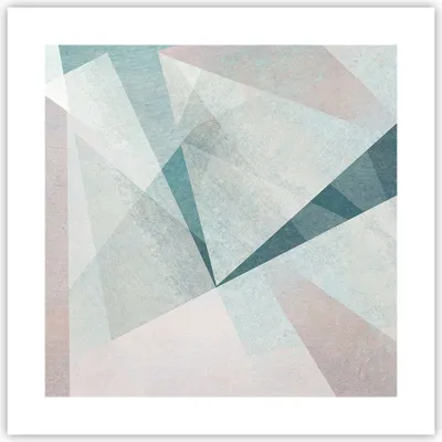 Produktbild von Poster - Poster ohne Rahmen - Abstraktion modern - 40x40 cm - Wand Bild - Wanddeko - Wandbilder - Kunstposter - Wandposter - Bilder - Kunstdruck - Wanddekoration - Wandbild - P2XAC40x40-3947
