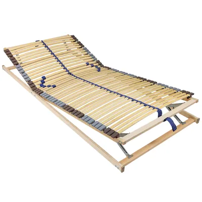 Produktbild von BeCo Lattenrost Blue Royal KF/ 90 x200 cm / 42 Leisten/ Blauer Engel / komplett montiert /Kopf- & Fußteil verstellbar