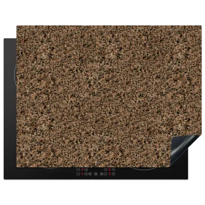 Obrázok produktu pre KitchenYeah® Kryt varnej dosky granit - kameň - dizajn, 77x59cm, kuchynská dekorácia, keramický kryt varnej dosky, krycia doska na varnú dosku