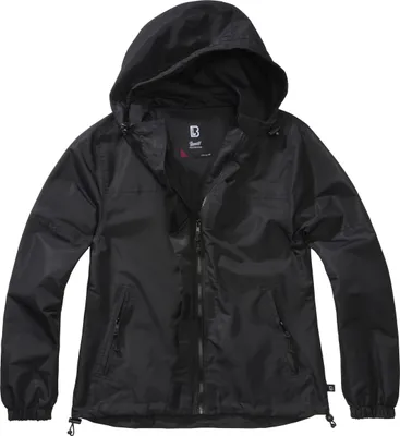 Produktbild von Brandit BD33114 | Ladies Summer Windbreaker Frontzip wasserabweisend - Farbe: Black - Größe: L