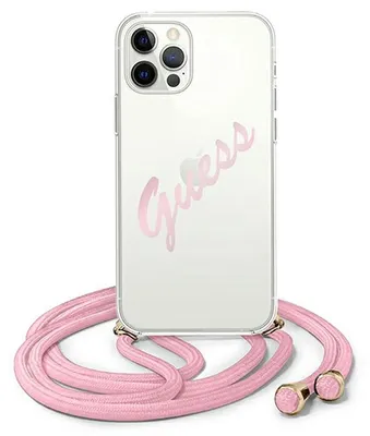 Image de Guess Guhcp12Mcrtvspi Iphone 12/12 Pro6,1 Różowy/Pink Hardcase Script Vintage