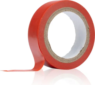 Image de Rosfix Ruban Isolant Rouge – Ruban PVC pour Câbles Électriques | Épaisseur: 0,13 mm, Largeur: 16 mm, Longueur: 10 m, Résistance à la Chaleur: 80 °C