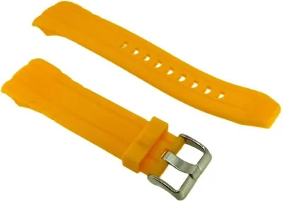 Produktbild von Calypso Uhrenarmband Kunststoff gelb Spezial Anstoß - K5697/1 - K5697