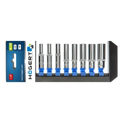 Obrázok produktu pre Högert 8-dielna sada nástrčných kľúčov 1/4"