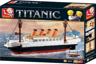 Image de SLUBAN BLOCKS SCHIFF Titanic klein 194 - B0576
