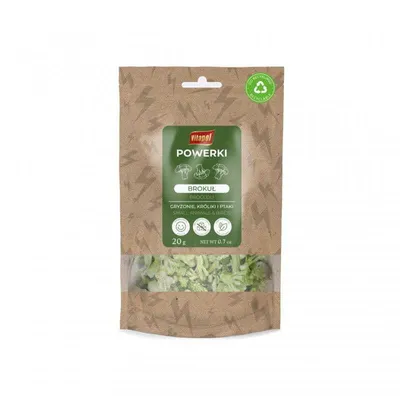 Produktbild von Gefriergetrockneter Brokkoli Für Papageien Und Nager - Vitapol Powerki 20G