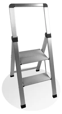 Produktbild von Schlanker 2-stufiger Aluminium-Tritthocker