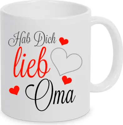 Produktbild von TassenKing™ - Hab Dich lieb Oma - Tasse - Kaffeetasse - Tasse mit Spruch