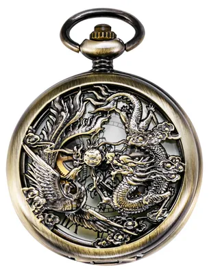 Produktbild von Solidchoice – Herren-Taschenuhr mit Kette und antikem Design
