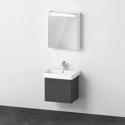 Obrázok produktu pre Kúpeľňová zostava DURAVIT No.1 60 cm grafitová N10155L49490000