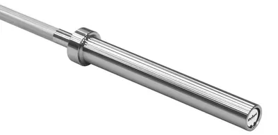 Obrázok produktu pre Olympijská tyč – 220 cm – 20 kg – chrómovaná oceľ – maximálna nosnosť 310 kg