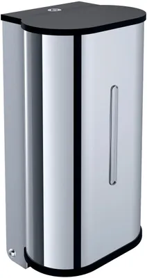 Image de emco system2 distributeur de savon liquide, commandé par capteur, 800ml, chrome, 352100103