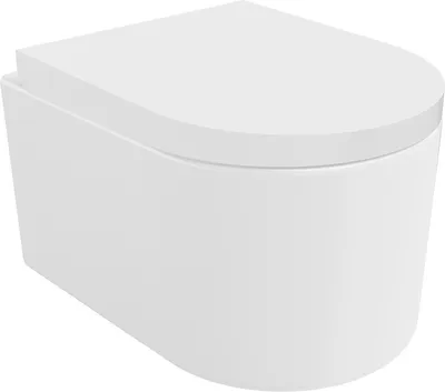 Produktbild von Mexen Sofia Toilettenschüssel Randlos mit Hartfasesitz, duroplast, Weiß - 30540200